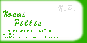 noemi pillis business card